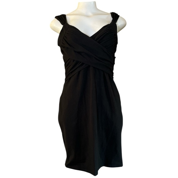 Victoria’s Secret Black Bodycon Mini Dress w/ Built-In Bra Size S New Years Eve - Picture 3 of 15